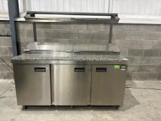 Foster Triple Door Prep Counter, Model FPS3GR, Direct from Greggs @ Asda