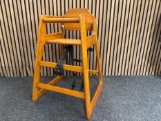Bolero Wooden High Chair