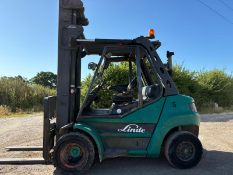 2015 Linde H80D 7836 hours  H2X195F01264 M195-080S01-0525-06/396 8 tonne diesel forklift 5.2m l