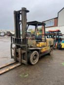 Hyster 5 Tonne Diesel Forklift 9104 hours year of manufacture 1991 ref: 301025 location: Rotherh