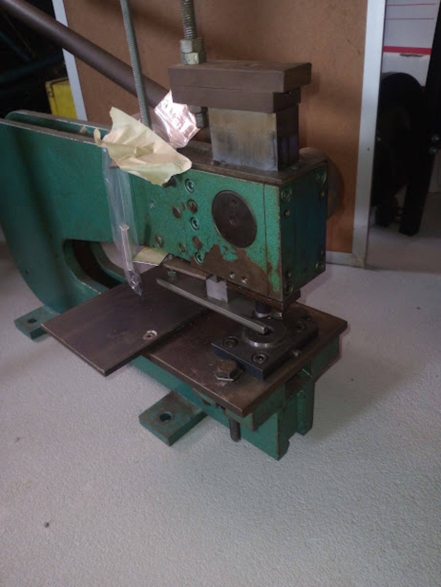 Hunton Hand Operated Bench Punch base plates are in situ fixings for attaching to the bench are wi - Image 2 of 5