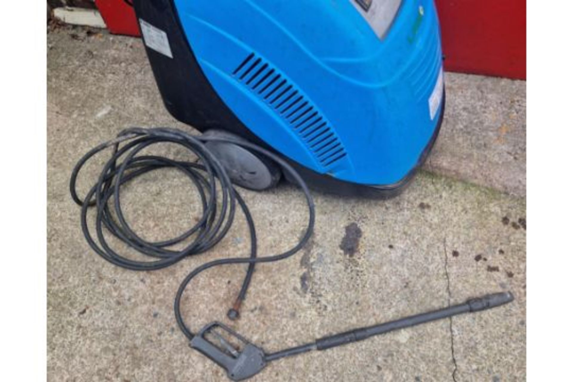 Eagle 1595HA jet wash hot and cold   date of manufacture 18/9/2006 3 bar max three pin plug elect - Image 8 of 16