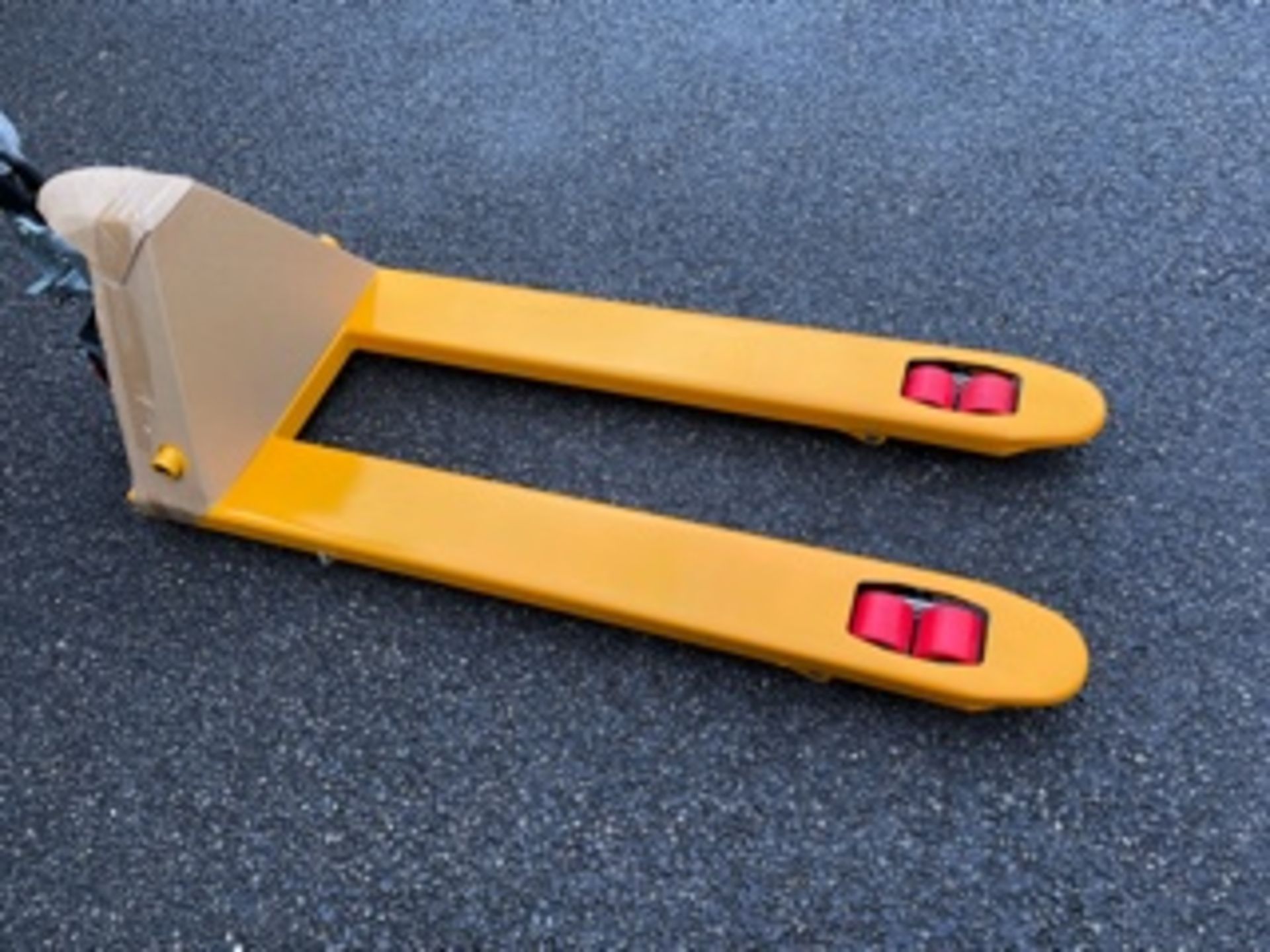 2000kg Brand New WEquip Pallet Truck 1200mm Forks Silent Running Wheels 550mm wide forks ideal fo - Image 7 of 12