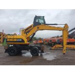 2011 JCB JS160W Wheeled Excavator, 9500 Hours