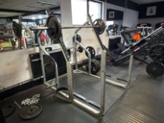 Grey Metal Half Rack