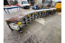 Powered Expandable Roller Conveyor