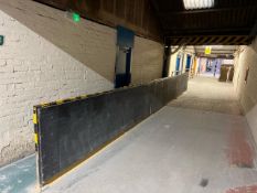 Metal Black And Yellow Safety Barrier