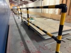 Metal Black And Yellow Safety Barrier