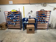 Blue And Orange Shelving Unit x2