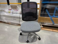 OrangeBox Grey/Black Office Chair on Wheels, No Reserve