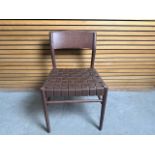 Wooden Dining Chair Woven Seat