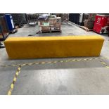 Yellow Fabric Bench Seat