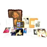 Selection of Female Icons Autographed pictures, Halle Berry, Kim Basinger, Catherine Zeta Jones and