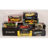 Kyosho, Revell, Norev Mixed Group of 1/18th American Cars.