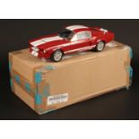 The Hamilton Collection 1/18th Shelby Ford Mustang GT500 - Deep Red / White Stripes.