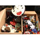 Large Group of Tv & Film Action Figures,Vehicles and other Items (see photo)