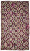 AN IKAT PANEL, UZBEKISTAN, LAST QUARTER 19TH CENTURY