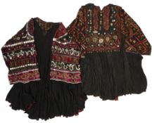 TWO EMBROIDERED KOHISTAN WEDDING DRESSES, PAKISTAN, MID 20TH CENTURY