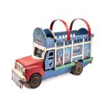 A PAINTED WOOD MODEL LORRY, PAKISTAN, MID-20TH CENTURY
