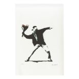 Banksy, Flower Thrower / Love Is in the Air, 2003