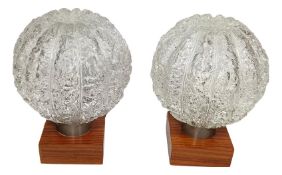 Murano Glas Lampen von Richard Essig, 2er Set