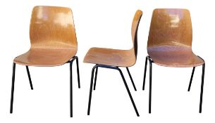 Stühle von Elmar Flötotto für Pagholz, 3er Set