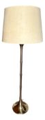 Bambus Stehlampe aus Messing von Ingo Maurer, 1960er