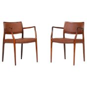 Set aus Modell 65 Esszimmerstühlen für JL Møllers