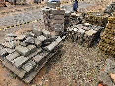 VARIOUS PAVING BRICKS & PRE-CAST SLABS - MULTIPLE TYPES & LARGE QUANTITIES