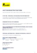 AUCTION REGISTRATION FORM - VIEW OR COMPLETE/DOWNLOAD HERE