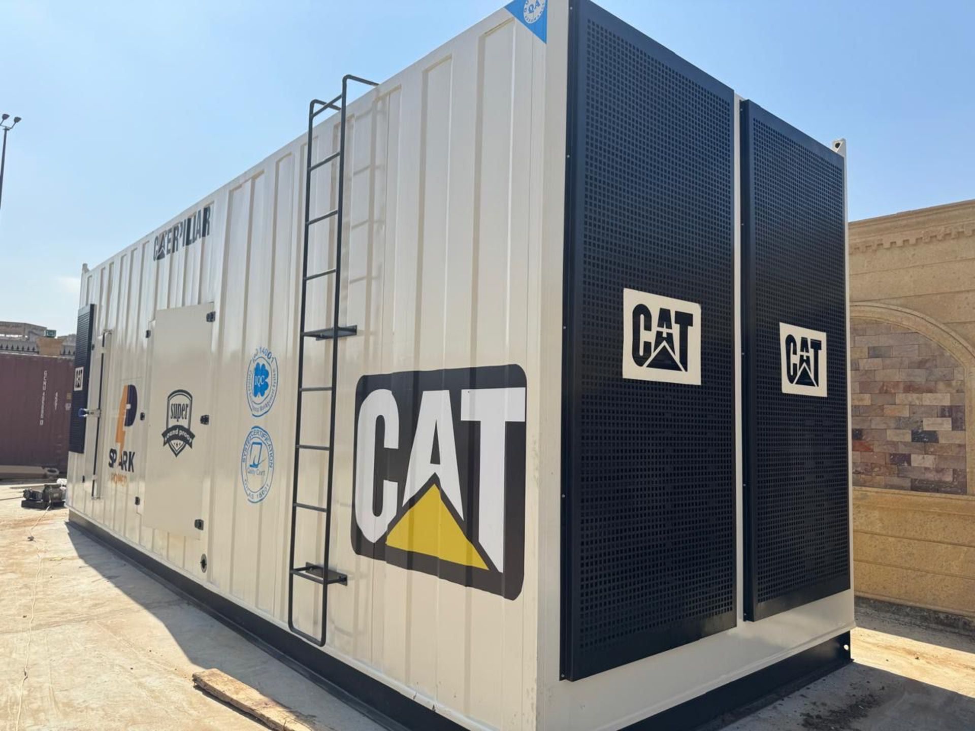 1 X 3125 KVA CATERPILLAR 3516C GENERATOR | 1 X GENERADOR CATERPILLAR 3516C DE 3125 KVA