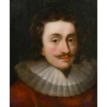17th Century English School after Daniel Mytens (1590-1647) Dutch. Portrait of Charles I in a