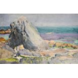 Francis Campbell Boileau Cadell (1883-1937) British. "Iona, view towards Lunga", Watercolour,
