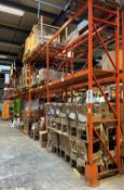 18 Bays Redi Rack SD170 Boltless Steel Pallet Racking Comprising 21 Uprights & 132 Crossbeams, (