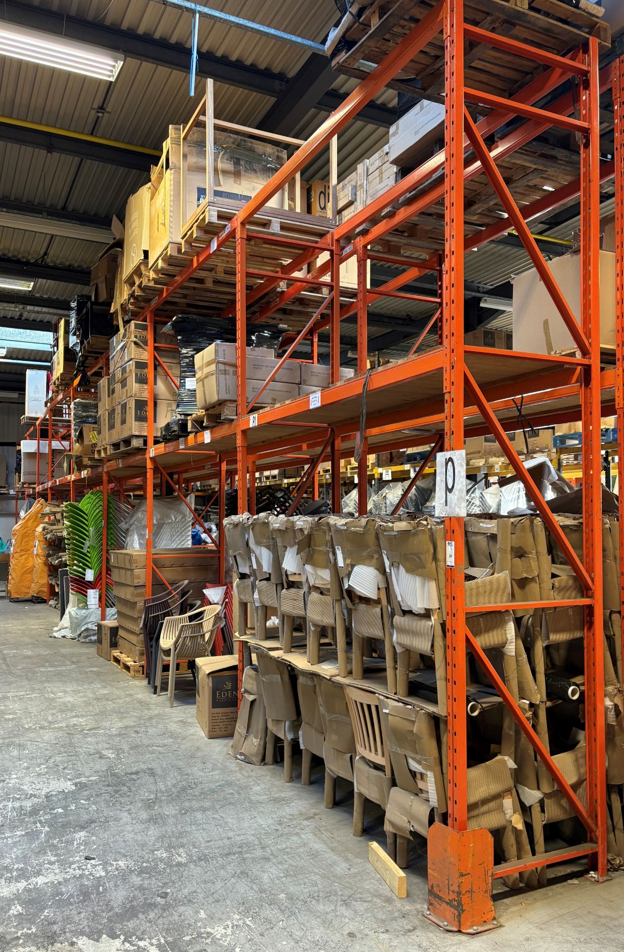 Reddy Racks 18 Bays Redi Rack SD170 Boltless Steel Pallet Racking Comprising 21 ...