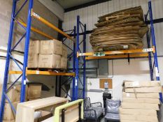 8 Bays Boltless Steel Pallet Racking Comprising 11 Uprights & 18 Crossbeams (Excluding Contents) (
