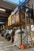 18 Bays Link 51H Boltless Steel Pallet Racking Comprising 20 Uprights & 36 Crossbeams (Excluding
