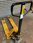 Total Lifter Narrow Blade Pallet Truck, 2500kg (Location: Redditch. Please Refer to General Notes)