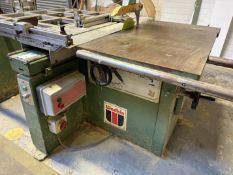 Wadkin Durham SP12 Table Saw, Serial Number 871803 (Location: Redditch. Please Refer to General