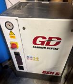 Gardener ESM5 Compressor, Serial Number BA400001, 2016, Max 10 bar with Vertical Sereatoi Vertical