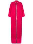 Ralph & Russo 19P11 E09 Long Jacket/ Dress, Passion Fruit Red, Medium