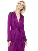 Ralph & Russo 19P11 E29, Sample 22 Evening Robe Dress with Embroidered Lace Inserts, Size 36 (RRP £6