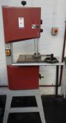 D & D Bandsaw, Serial Number No1432390070, 240v (Location: Brentford. Please Refer to General