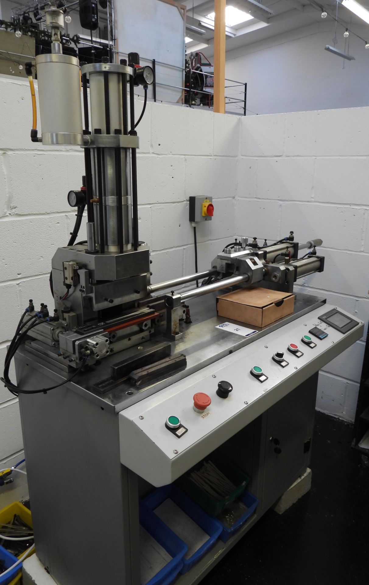 Horizontal Wire Gun with Coolmay Control Panel (Location: Brentford. Please Refer to General Notes)