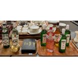 Collection of alcohol to include: Lubuski and Gordon's Gin, Bell's Scotch Whisky, Bacardi,