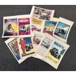 Collection of assorted reproduction automobilia type posters including: Monaco Grand Prix, Ford