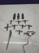 Job Lot of Various Attachments and Instrument Keys
