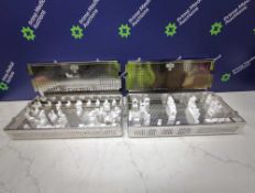 2 x Exeter Surgical Instrument Trays
