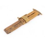 Second World War German Fallschirmj„ger pattern butterfly knife, with folding blade and tools,