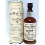 The Balvenie PortWood Aged 21 Years Single Malt Scotch Whisky, 70cl, 40% vol, in original